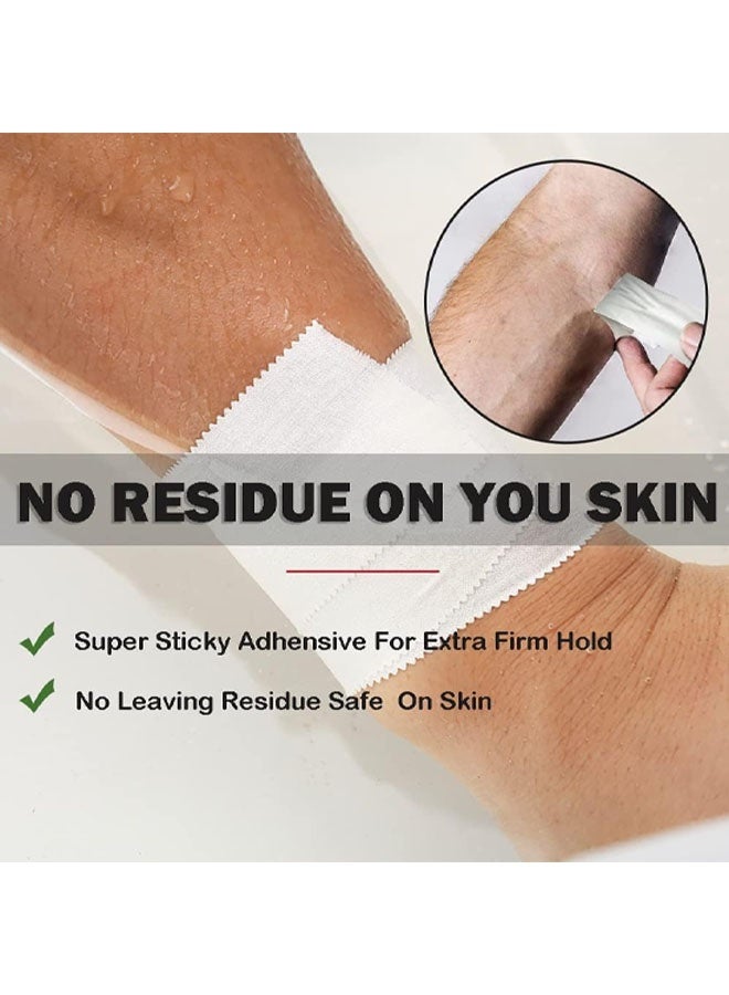 Athletic Sports Medical Tape - No Sticky Residue & Easy to Tear Very Strong Tape for Athlete & Sport Trainers & First Aid Injury Wrap Perfect for Fingers Ankles 1.5in X 30ft (White) - Image 3