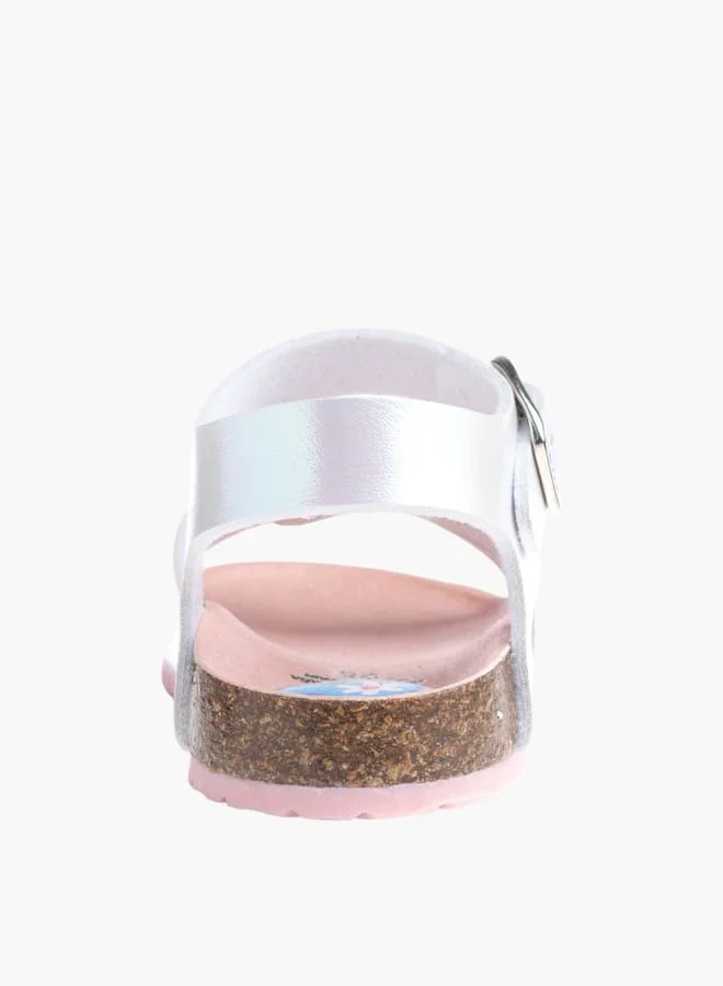 بابلوسكي Girls Strap Sandals With Buckle Closure