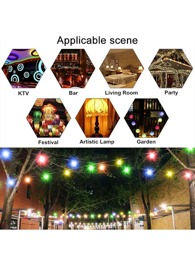 NIBEMINENT 10-Piece 2W LED Light Bulbs Red - Image 5