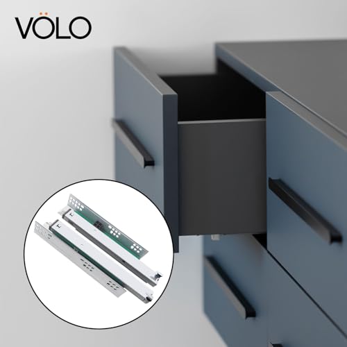 Volo Steel Undermount SlideTandem Runner Bottom Undermount Channel Slide Silent Soft Closing Hydraulic with Locking Device (16 inch / 400mm) - Image 3