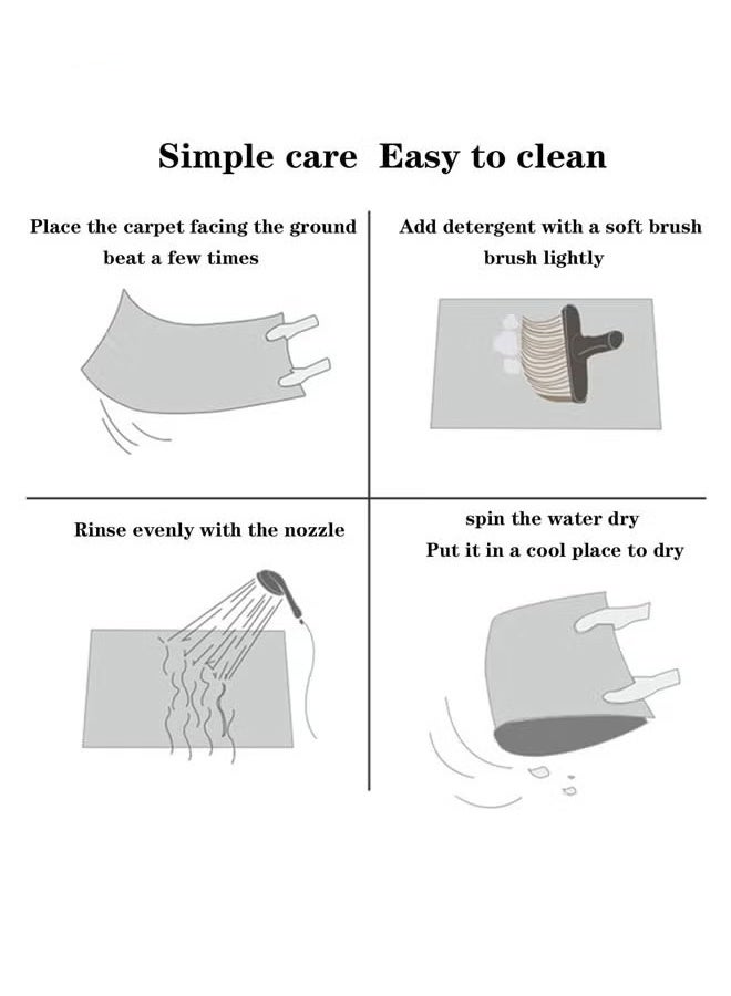 Berma Baby سجادة لعب للأطفال عليها خريطة حركة المرور في المدينة، سجاد لغرفة المعيشة، مسار سيارة، ديكور غرفة النوم، سجادة لعب للأطفال، سجادات أرضية غير قابلة للانزلاق - Image 2