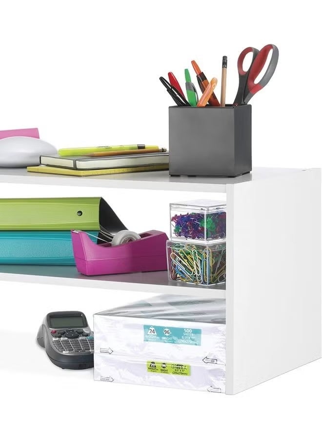 Dream house Wood Shoe Rack And Stackable White - Image 3