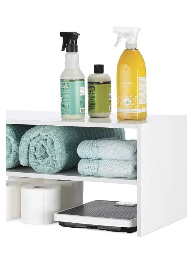 Dream house Wood Shoe Rack And Stackable White - Image 4