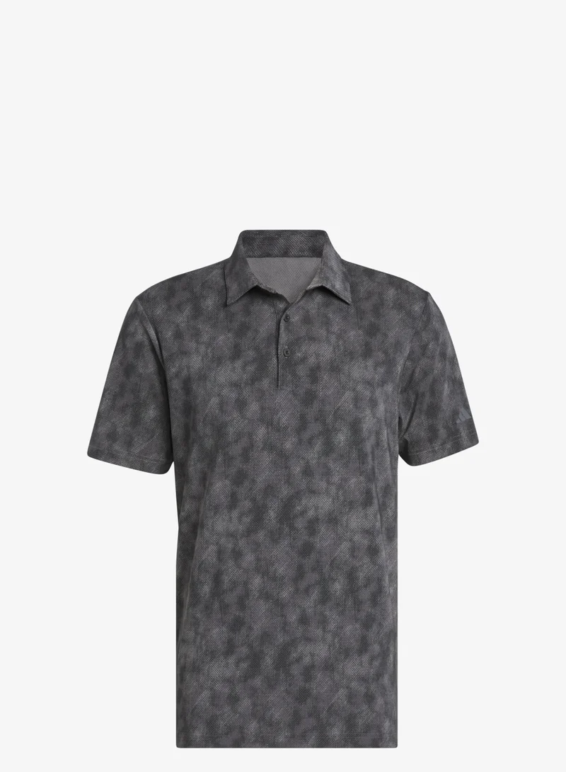Adidas Ultimate365 Textured Print Polo Shirt