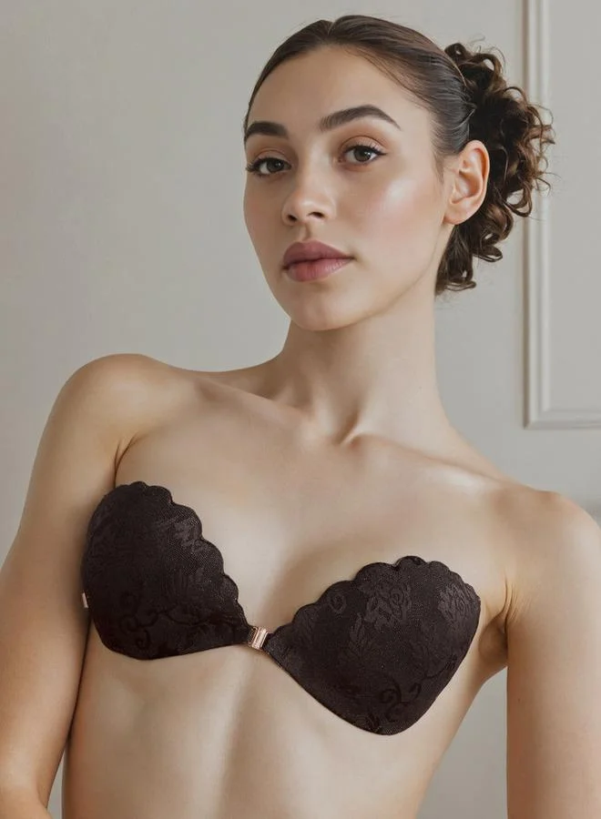 سبلاش فيڤ صدرية بدون حمالات بنقوش زهور