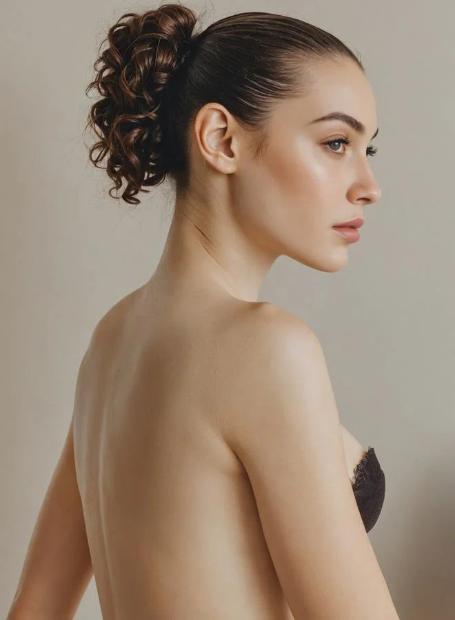 سبلاش فيڤ صدرية بدون حمالات بنقوش زهور