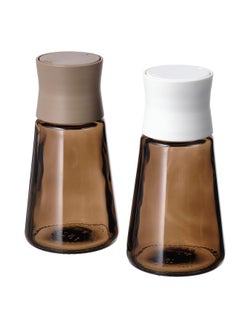 Zaboon Salt And Pepper Shakers, Glass/Brown, 12 Cm  - Image 1