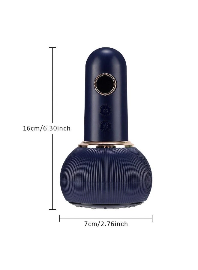 Smart Electric Vacuum Suction Massager with Heat and Gua Sha , 9-Level Cupping Therapy Device with Vibration & Red Light, Includes Wormwood Essential Oil for Enhanced Massage Experience - Image 5