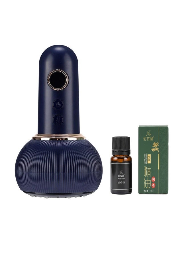 Smart Electric Vacuum Suction Massager with Heat and Gua Sha , 9-Level Cupping Therapy Device with Vibration & Red Light, Includes Wormwood Essential Oil for Enhanced Massage Experience - Image 1