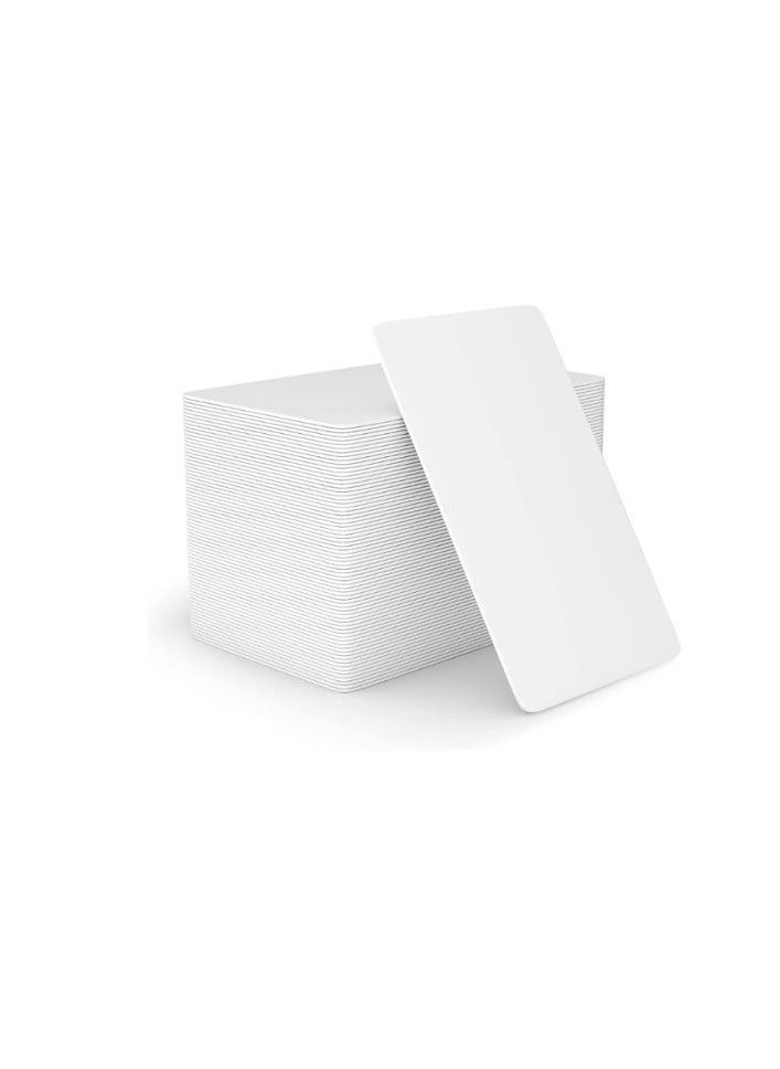 Kalon - 200-Piece Double-Sided  Inkjet Printable PVC Card White Any ,Inkjet Printers - Image 1