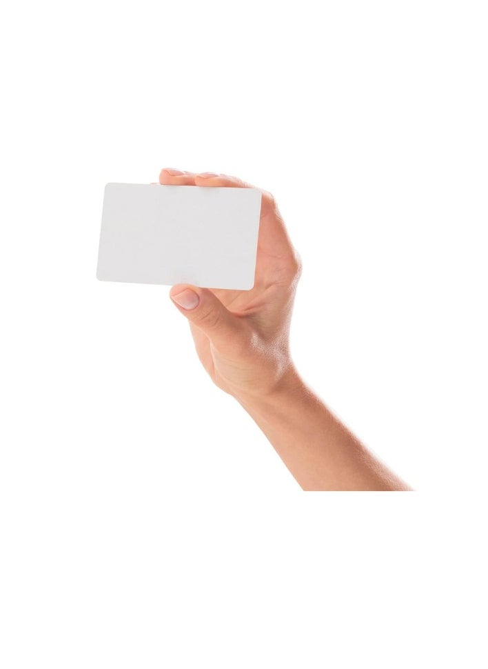 Kalon - 200-Piece Double-Sided  Inkjet Printable PVC Card White Any ,Inkjet Printers - Image 1