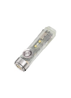 RovyVon Discover high-performance lighting with the RovyVon A5 Keychain Flashlight, designed to meet all your daily and outdoor lighting needs. With a brightness of 650 lumens and a beam range of 110 meters, this flashlight delivers powerful and clear illumination in all conditions. It features side lighting with two modes: a creamy LED mode for soft illumination and a fraud/scorpion detection mode, making it ideal for camping, travel, or professional tasks.  Equipped with a 330mAh lithium battery and a fast-charging Type-C port, the flashlight ensures extended runtime and efficient operation. Its compact and lightweight design makes it easy to carry and use anywhere, anytime.  - Image 1