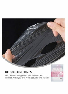 SYOSI 400Pcs DIY Facial Sheet Plastic Disposable Spa Skin Care Pre-cut Facial Paper Sheet Film for Home and Salon Clear  - Image 3