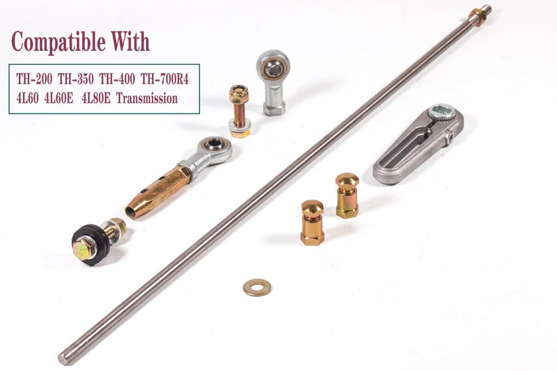 BEONEO ACA-1800 21'' 700R4 Transmission Shift Linkage Kit for Chevy C1500 C10 Chevelle GM Turbo-Hydramatic TH-200,TH200-4R,TH-350,TH-400,4L60,4L60E,TH700-R4 &4L80E Transmission Column Shift Linkage CB5010. - Image 3