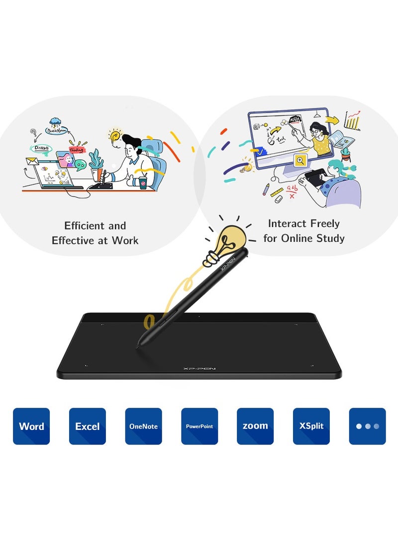 XP-PEN Deco Fun S Graphic Tablet 6*4 Inch for Drawing OSU Online Education Compatible with Android Mac Linux Windows Chrome OS - Image 4