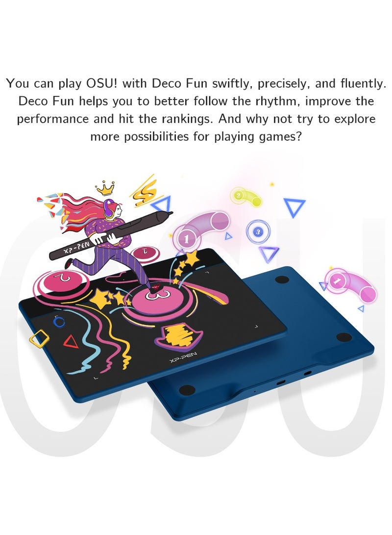 XP-PEN Deco Fun S Graphic Tablet 6*4 Inch for Drawing OSU Online Education Compatible with Android Mac Linux Windows Chrome OS - Image 5
