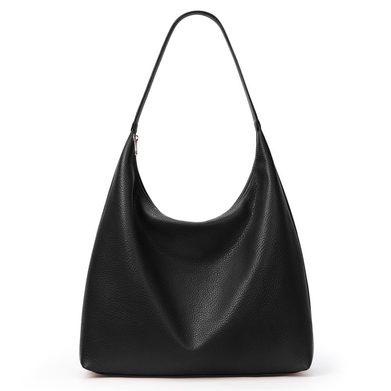 KALIDI Casual Tote Bag Vegan Leather Hobo Zipper Work Bag Weekender Shoulder for Women Shoulder Travel Purse - Image 1