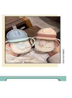 Peachjoy Sippy Cup for Baby, Sippy Cup for Baby more than 6 months, Spill-Proof Sippy Cup, Toddler Cup with Straw and Handle, Anti-drop, Anti-leakage, Anti-choking for Boys Girls Child (300ml)  - Image 3