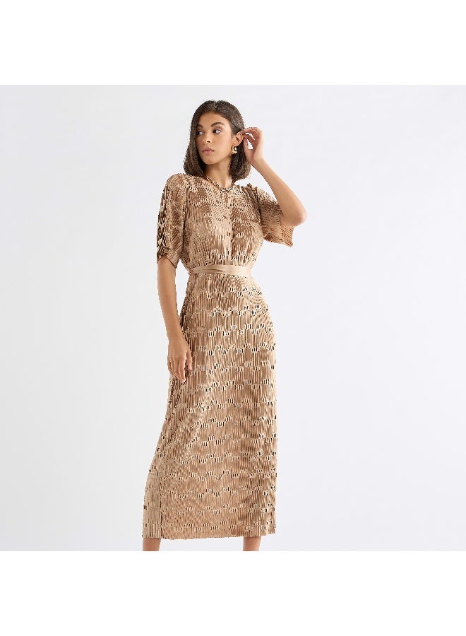Splash FAV Textured Midi Dress  - Image 2