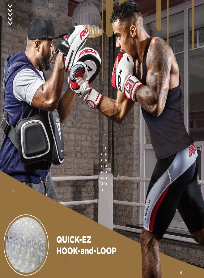 RDX Boxing Gloves EGO, Sparring Muay Thai Kickboxing MMA Heavy Training Mitts, Maya Hide Leather, Ventilated, Long Support, Punching Bag Workout Pads, Men Women Adult 8 10 12 14 16 oz - Image 2