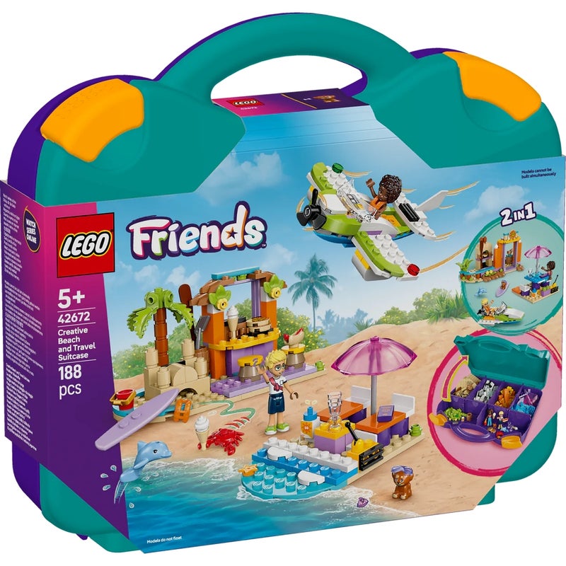 LEGO - Friends Creative Beach and Travel Suitcase 188 Pieces - 42672 - Image 1