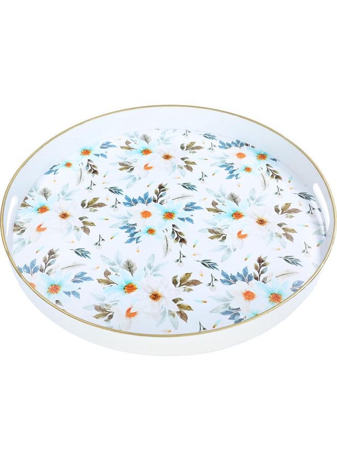 Alsaif Plastic Serving Topper 42 Cm Round White  - Image 1