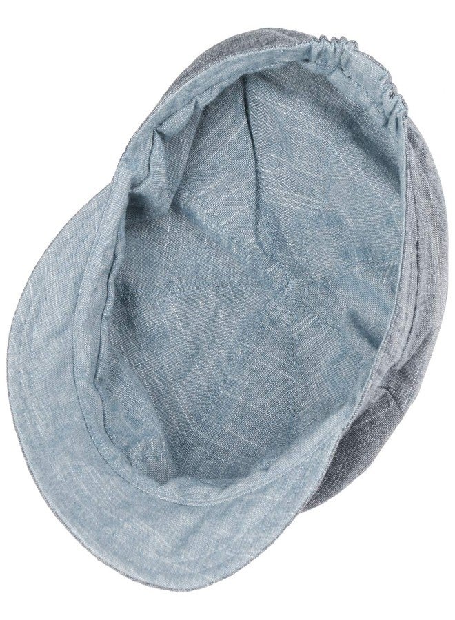 Lipodo Reversible Summer Newsboy Cap Women Denim 6 7/8-7 - Image 3