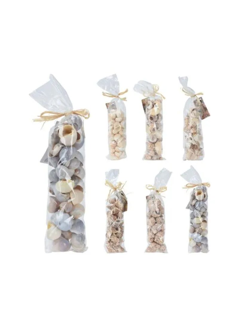 Koopman Nautical Style Assorted Shapes Natural Seashell Multicolor D22100030