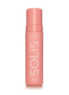 SOLIS Instant Weekend Tan Self tanning lotion for face and body mousse with immediate effect and washable for a rich natural and long lasting tan with plant based DHA 200 ml