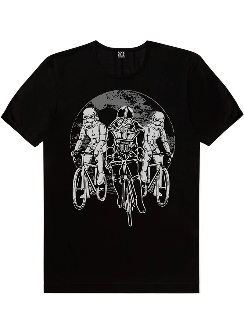 روك اند رول Star Cyclists, Faster, Bicycle Astronaut Men's 3-Piece Eco Pack T-Shirt
