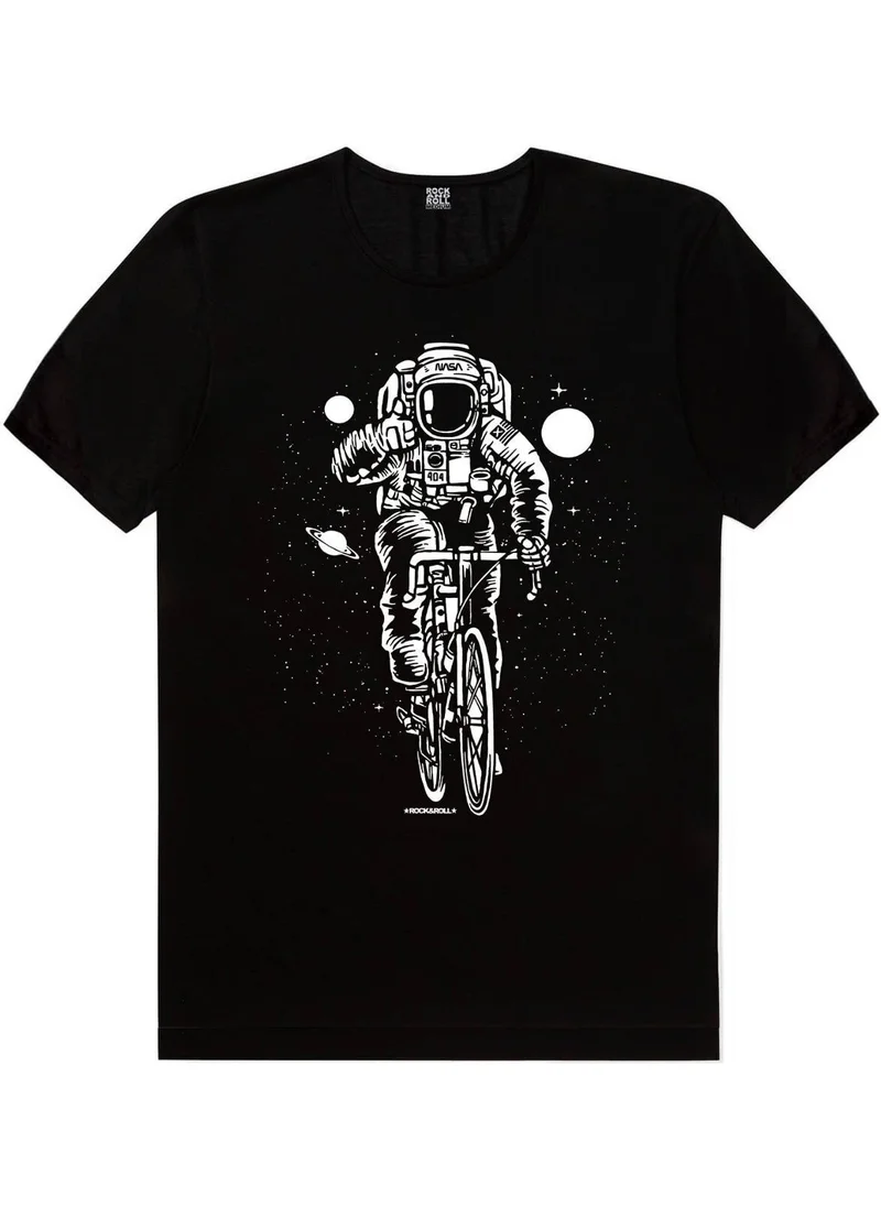 روك اند رول Star Cyclists, Faster, Bicycle Astronaut Men's 3-Piece Eco Pack T-Shirt