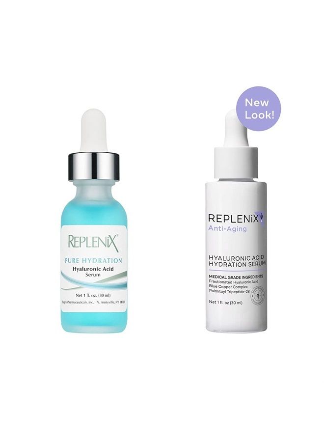 Replenix Pure Hydration Hyaluronic Acid Serum - Medical Grade Anti-Aging Treatment, Reduces Appearance of Wrinkles, Uneven Skin Tone, Firming, 1 oz. - Image 3