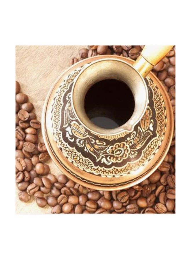 RYN Coffee MDF Wall Art Multicolour 30x30centimeter - Image 1