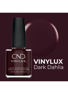 CND Vinylux Longwear Purple Nail Polish, Gellike Shine & Chip Resistant Color, Dark Dahlia, 0.5 Fl. Oz  - Image 2