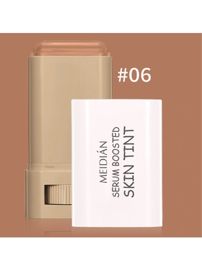 Meidián Serum Boosted Skin Tint Solid Tinted Moisturizing Serum Foundation Stick, buildable Medium-to-Full Coverage Contour Stick for Face Makeup #06 - Image 2