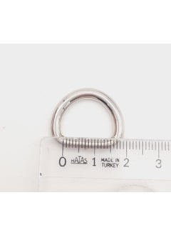 Angel Çanta Aksesuar Angel Bag Accessory D Ring 1.5 cm Silver 1 Piece  - Image 2