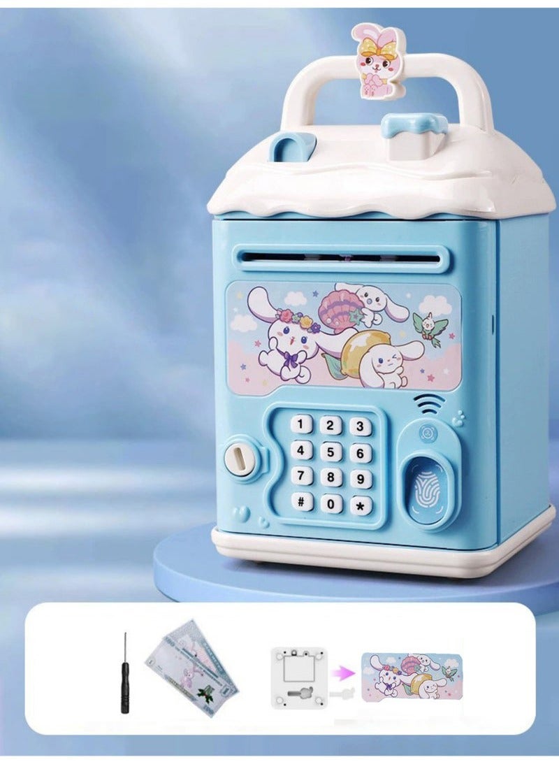 Electronic Money Saving Box With Password Money Bank Coin Bank  ATM Machine Automatic Deposit Kid Toy - Image 1