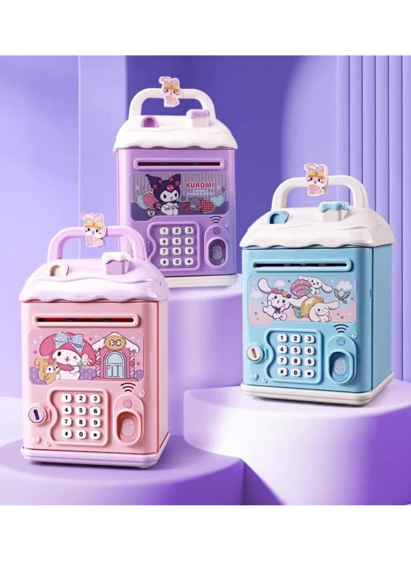Electronic Money Saving Box With Password Money Bank Coin Bank  ATM Machine Automatic Deposit Kid Toy - Image 2
