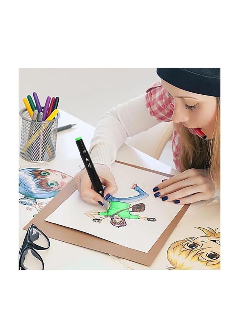 Generic 24 Piece Fineliner Marker Set Fineliner Markers, Fineliner Project Markers, and Paint Drawing Pens with Carrying Bag Multicolor - Image 2