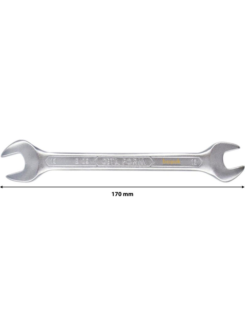 Ceta Form 12 x 13 mm Long Open End Wrench B09-1213  - Image 3