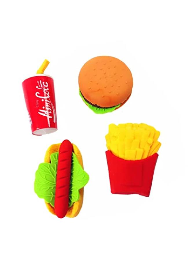 FunBlast Eraser For Kids Fast stylish Eraser Set For Return Gift Stationary Set For Kids Rubber Eraser For Kids Sweets Eraser Stationary Set For Kids Rubber Eraser For Kids (12 Pc;Multicolor) - Image 4