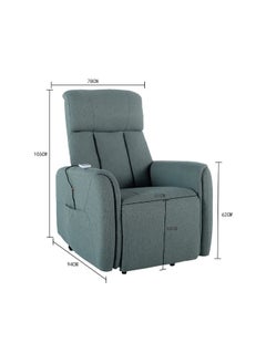 Grandia 1-Seater Lift Chair With Electric Fabric Recliner Lift Chair With Massage And Heating Comfortable Electric Recliner For Elderly Modern Living Room Chair – Green - pzsku/ZBAEF34A379AA2BE86685Z/45/_/1736236315/ac15b802-43dc-45bf-9a9f-671062f8f0e6