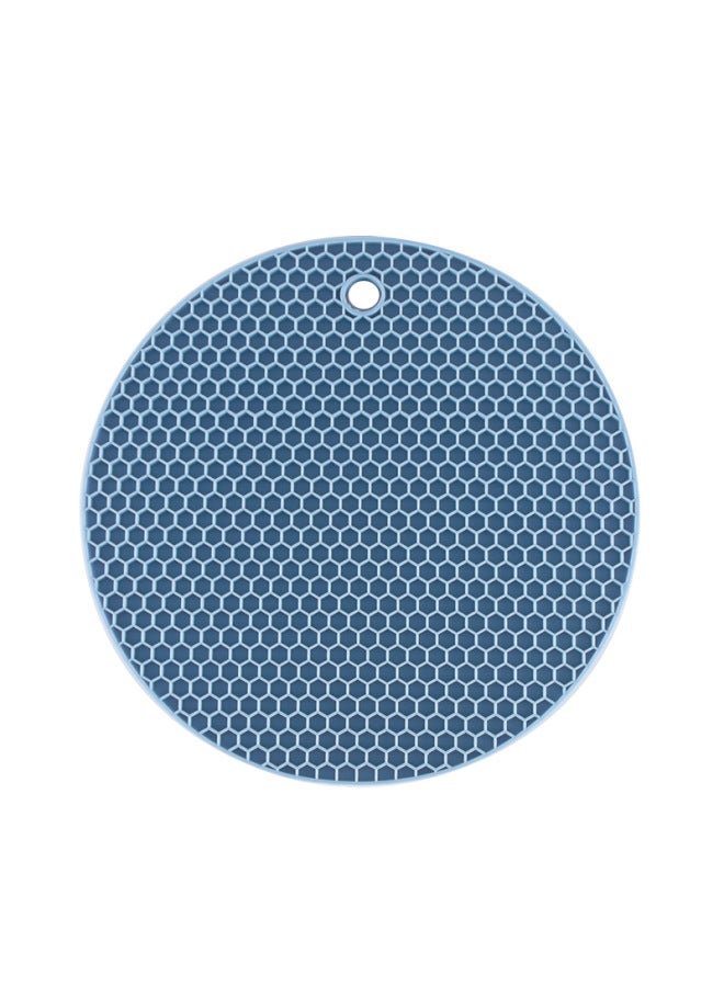 60g Silicone Honeycomb Coaster Round Silicone Place Pad Round Plate Pad Pad Sand Pad High Pressure Pot Pad Direct Supply-Color:Nordic Blue