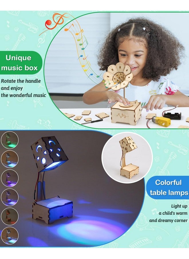 Poraxy STEM Kits for Kids Age 8-10-12, 6 in 1 Science Kits, Wooden 3D Puzzles, Toys for Ages 8-13, Building Projects Crafts Model Kits, Birthday Gifts for Boys Girls Ages 7 8 9 10 11 12 13 Years Old - Image 5