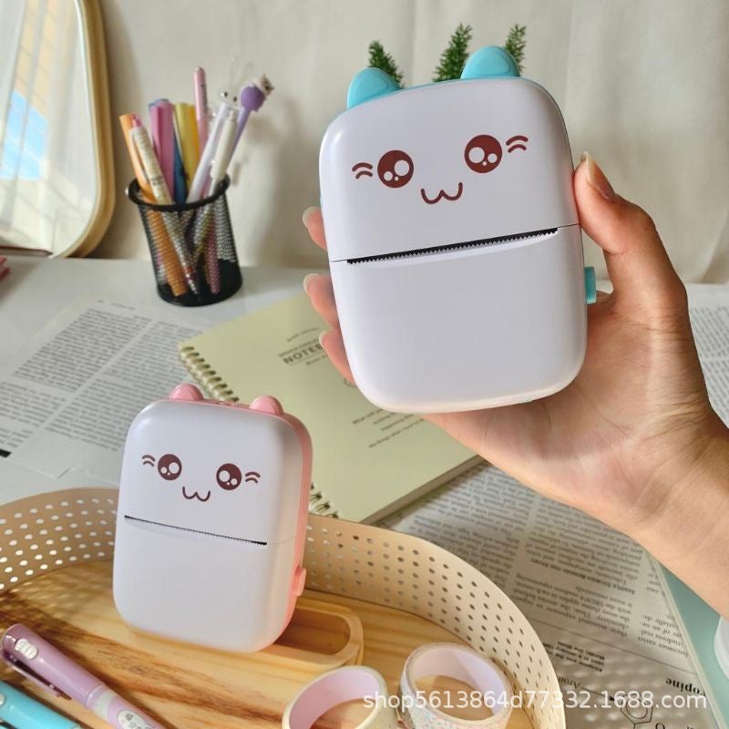 Label Small Portable Wireless Thermal Po Bluetooth Printer Pocket Mini Wrong Title Print Student Party - Image 3