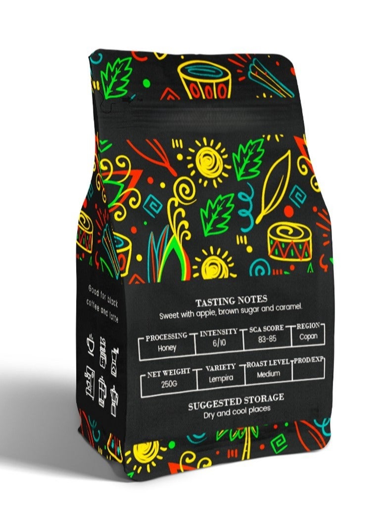 Coffee Island Honduras Rosy Gabriela Lopes Specialty Coffee, 100% Arabica, Medium Roast, Apple, Brown Sugar, And Caramel Flavor Profile, SCA Score 83-85, 250 Gram  - Image 2