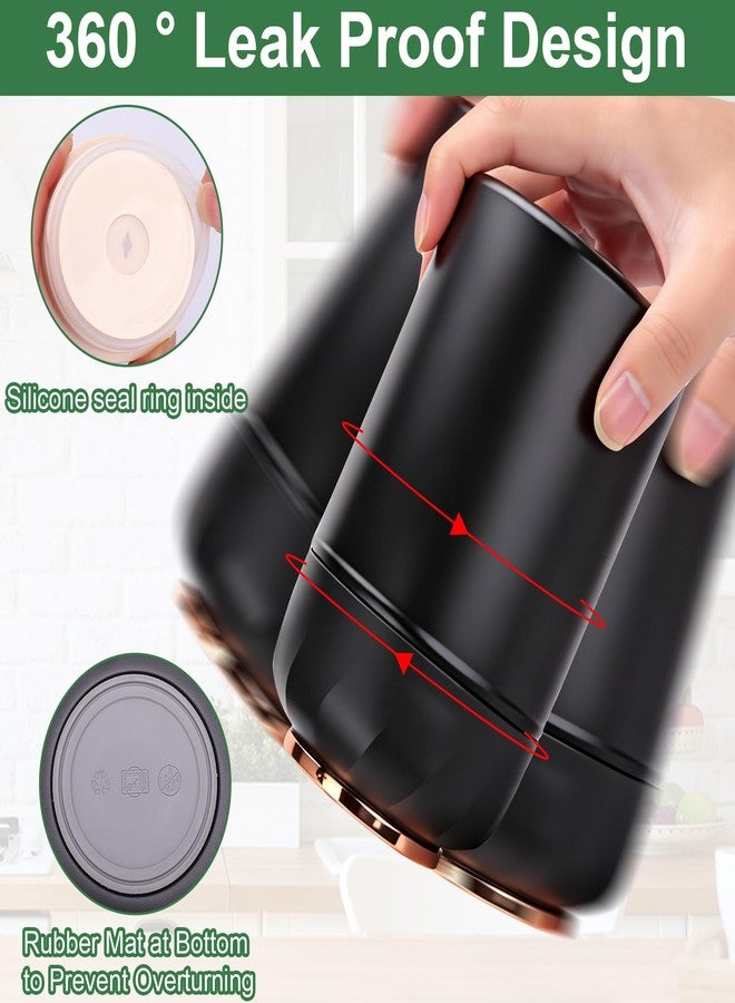 Juome Thermo for Hot Food, 17oz Soup Thermo Lunch Box for Adults, Insulated Vacuum Food Jar Container with Spoon&Fork, Leak Proof Stainless Steel Wide Mouth Thermo for Hot & Cold Foods, Drinks (Black) - Image 5