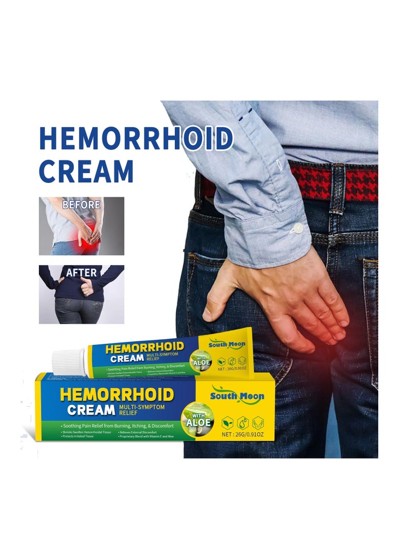 SOUTH MOON Hemorrhoid Cream for Relieve Perianal Itching and Treat Hemorrhoids - Image 1