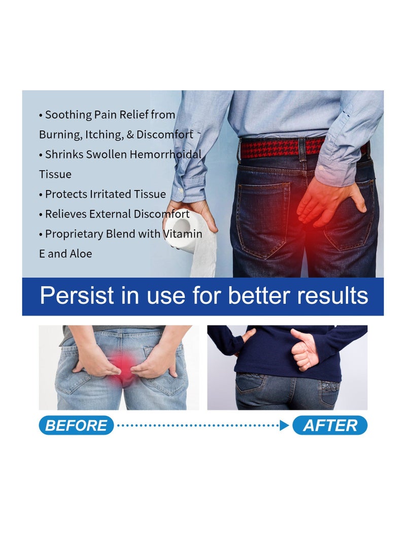 SOUTH MOON Hemorrhoid Cream for Relieve Perianal Itching and Treat Hemorrhoids - Image 3