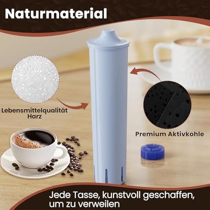 GOLDEN ICEPURE Tv Sd Nsf Certified Fully Automatic Coffee Machine Water Filter Replacement For Jura Blue Filter Cartridge For Jura Compatible With Jura Ena 4 Pieces Not Jura E6E8 - Image 4